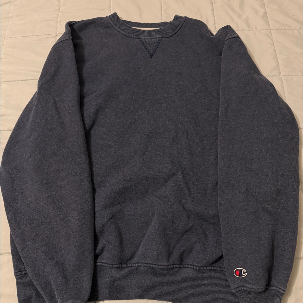 Champion Men's Navy Crewneck